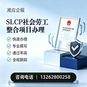 汕尾SLCP社会劳工整合项目申报服务