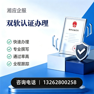 汕尾双软认证申报服务