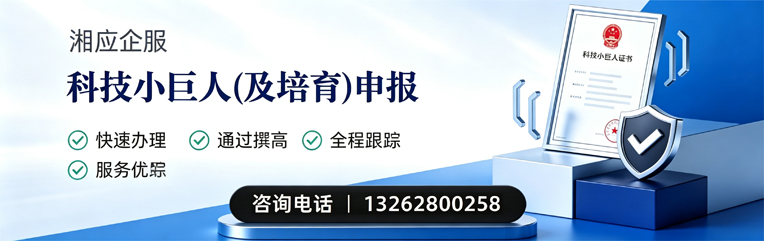 汕尾科技小巨人及培育企业申报服务