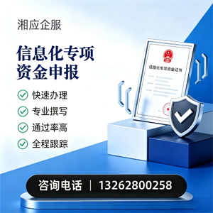 汕尾信息化专项资金申报服务