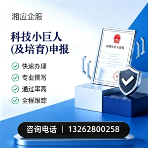 汕尾科技小巨人及培育企业申报服务